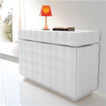 Bahut Blanc Laqué 140 Cm 1748 89 Sur Buffet Design Blanc Laque Sidney L 140 X P 45 X H 85