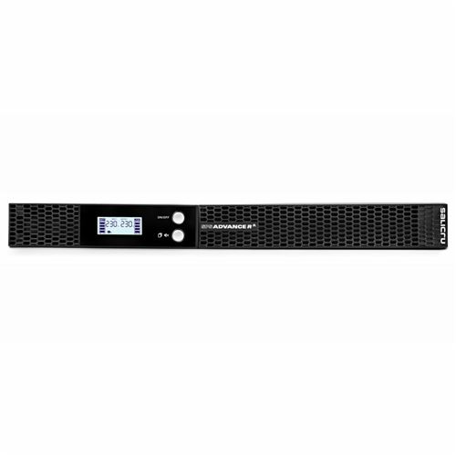 SALICRU SPS ADVANCE R 1500 - UPS (rack-uitvoering) - 230 Volt wisselstroom V - 900 Watt - 1500 VA - RS-232 - uitgangen: 4 - actieve PFC - 1U - 19