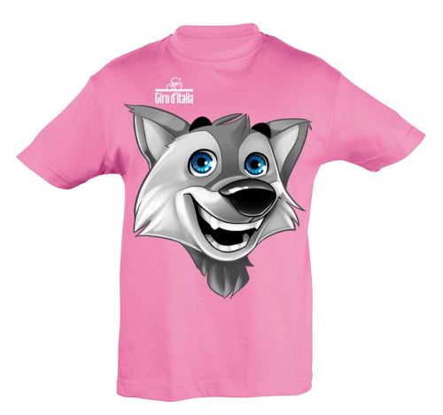 Giro Italia Mascotte T-Shirt Mixte Enfant, Rose, FR : 10 Ans (Taille Fabricant : 10 Ans)