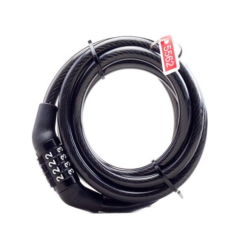 Antivols de vélo en PVC - noir