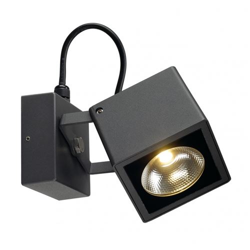 BIG NAUTILUS SQUARE LED, applique, anthracite, 12W, LED 3000K - Slv