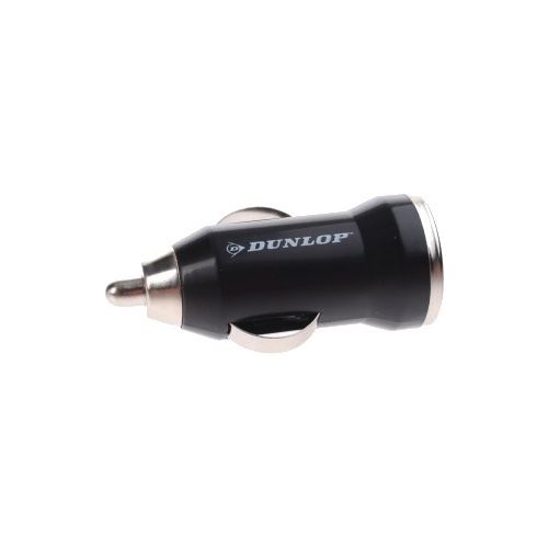 Dunlop USB Chargeur voiture 12/24 Volt 1 Amp Noir