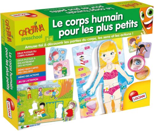 Lisciani - Carotina - Le Corps Humain Pour Les Plus Petits