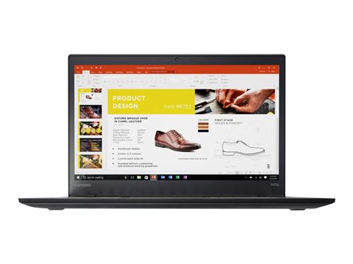 Lenovo Thinkpad T470S 20Hf - Intel Core i5 - 7200U / Jusqu'À 3.1 Ghz - Win 10 Pro 64 Bits - Hd Graphics 620 - 8 Go Ram - 512 Go SSD Tcg Opal Encryption 2, Nvme - 14" Ips 1920 X 1080 (Full Hd) - Gigabit Ethernet - Wi-Fi 5 - Noir - Clavier : Suisse