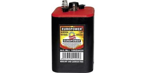 Pile spéciale 4LR25 alcaline(s) Europower EUR4LS25 contact à ressort 6 V 50000 mAh 1 pc(s)
