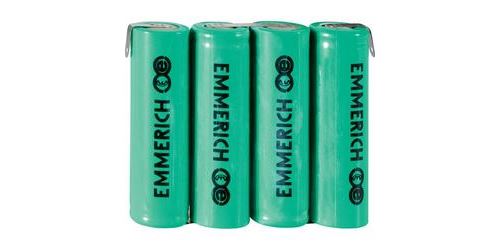 Pack d'accus 4x R6 (AA) NiMH Emmerich 255056 4.8 V 1500 mAh