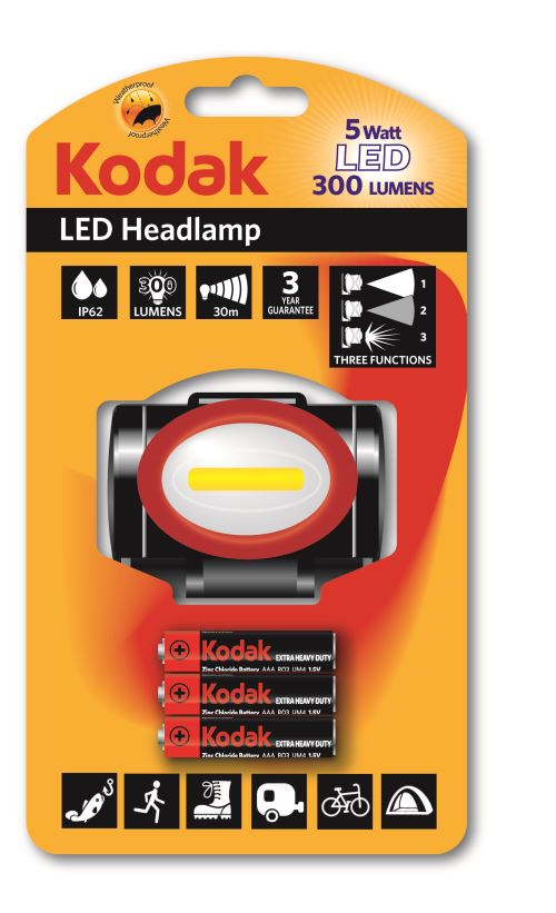 Kodak - Lampe Frontale 300 Led