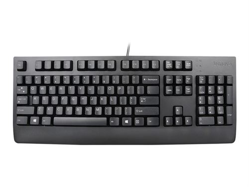 Clavier Lenovo 4x30m86890 Usb Français Noir Clavier