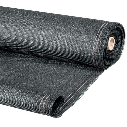 Brise vue gris 1 x 10 m 90gr/m² classique