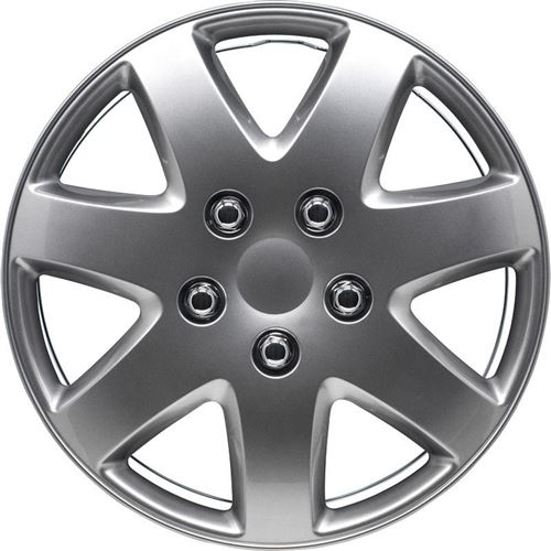 AutoStyle capuchons de moyeu Michigan 14 pouces ABS gunmetal ensemble de 4