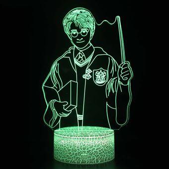 8€35 sur Lampe 3D Tactile Veilleuses Enfant 7 Couleurs avec Telecommande - Harry  potter #1582 - Veilleuses - Achat & prix