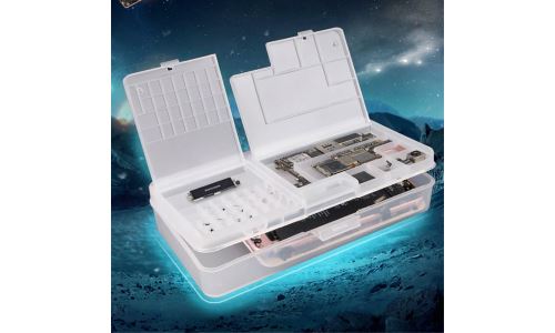 Boite rangement pièces éétachées pour smartphone