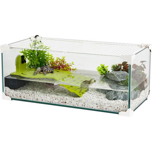 Zolux - Terrarium pour tortues d'eau Karapas 50 blanc