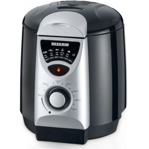 SEVERIN FR 2408 - friteuse - zwart / zilver