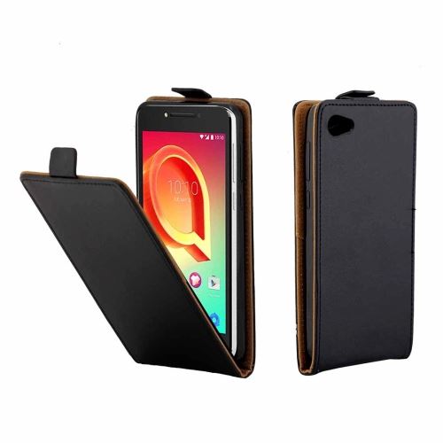 Alcatel A5 Housse Etui Cuir PU Business Style Noir ALS51161