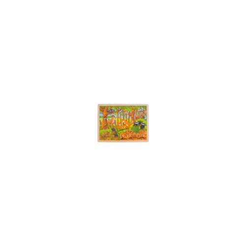 Goki Multicolore - Puzzle Bébés Animaux De La Forêt 48 Pièces