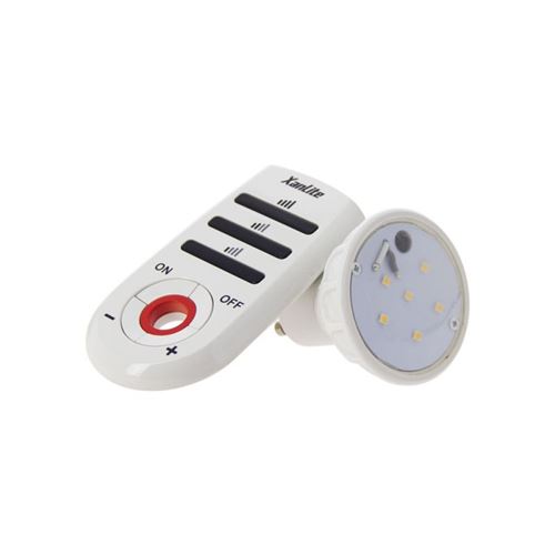 XANLITE  MG180STR Ampoule Gu10 180 LM + Telecommande, Plastique, 3 W, Blanc