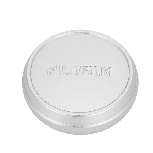 Capuchon avant d'objectif professionnel en métal pour Fujifilm X100 X100S X100T Argent