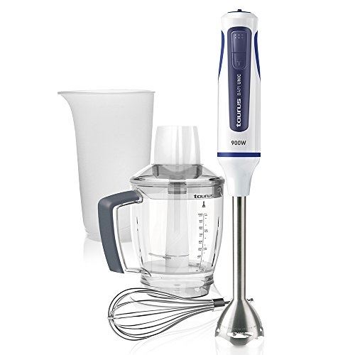 batteur hachoir Taurus BAPI UNIC PLUS INOX 900W Blanc