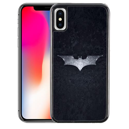 Coque pour iPhone XS batman logo dark knight