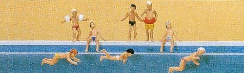 Preiser 10307 children At The Pool (8)