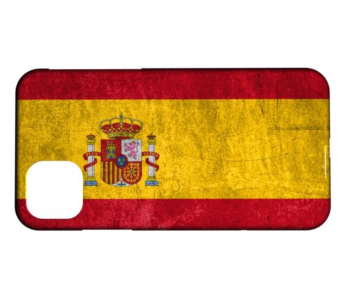 Coque rigide Compatible Pour iPhone 11 Pro Max Drapeau Espagne 01