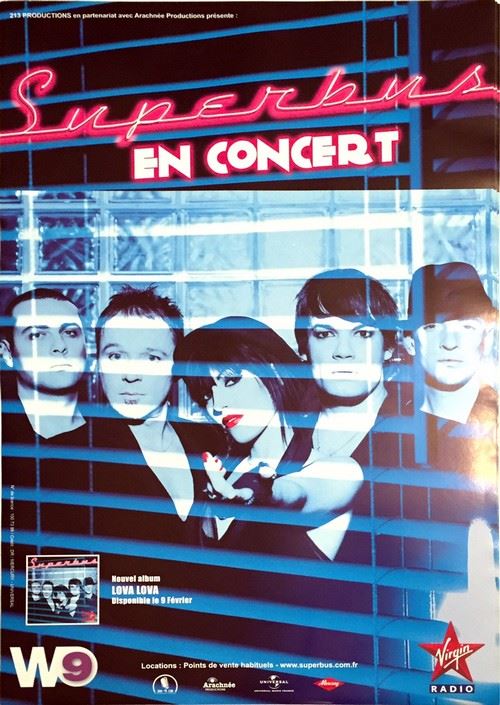 Superbus - 40x60 cm - AFFICHE / POSTER État correct - N/A reconditionné disponible sur Fnac