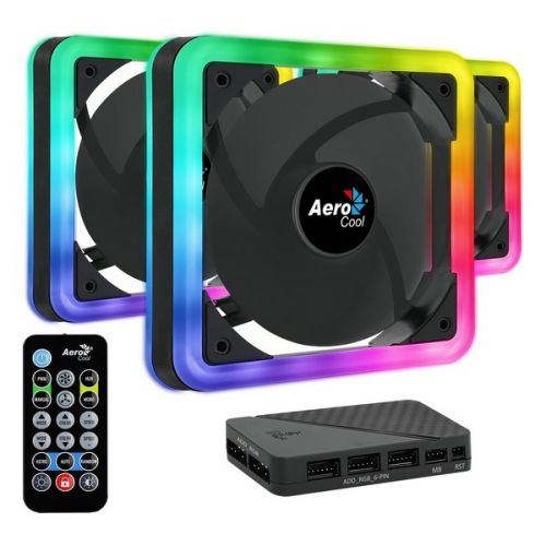 Ventillateur Aerocool EDGE14PRO Ø 14 cm 800 rpm RGB