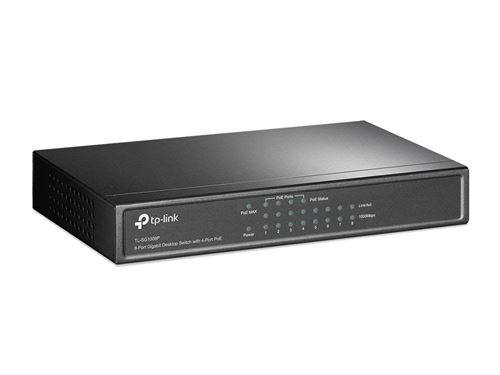 TP LINK TL-SG1008P Switch PoE 8 Ports Gigabit (4 Ports PoE, Bureau, Bo&icirc;tier M&eacute;tal) 