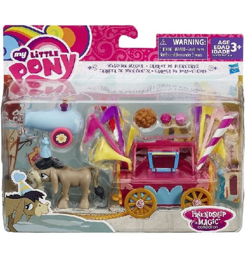 My little pony - chariot de bienvenue de cranky doodle : collection les amies c est magique - mon petit poney - poupee