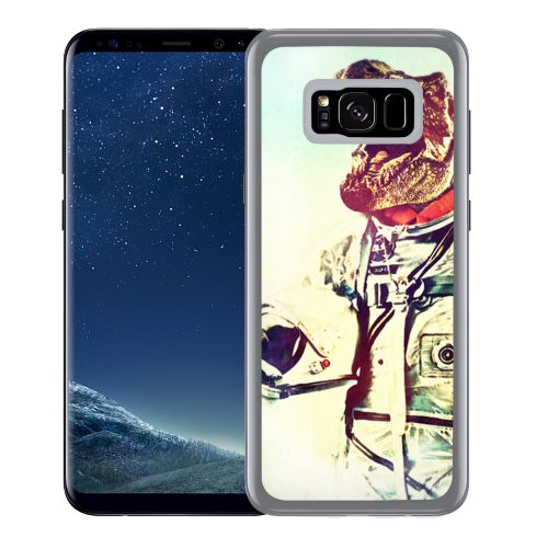 Coque pour Samsung Galaxy S8 animal astronaute dinosaure