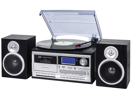 Trevi TT 1070 Tourne-Disque, Noir