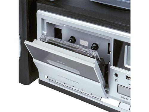 Semiautomático, Negro, Plata, 33,45,78 RPM, Am,FM, SD, CD Plata Trevi TT 1070 E Negro Tocadiscos 
