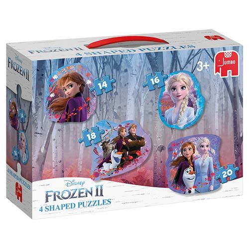 Jumbo puzzle Disney Frozen 2 en forme de 2 4 pièces
