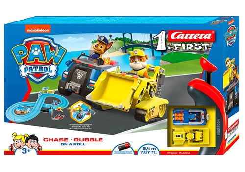 Carrera piste de course Paw Patrol junior 2,4 mètres bleu 4-pièces