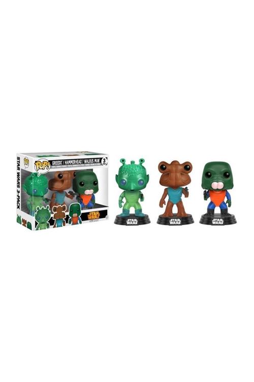 FUNKO POP! STAR WARS GREEDO/HAMMERHEAD/WALRUS MAN