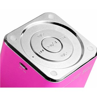 Technaxx MusicMan Midi Soundstation Haut-parleur stéréo pour Lecteur mp3/iPod/iPhone Rose 