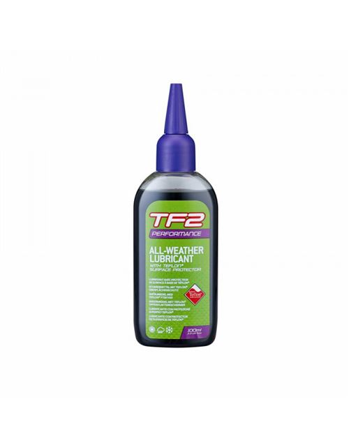 Lubrifiant velo weldtite tf2 performance toutes conditions au teflon pour chaine (100ml)