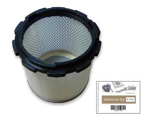 Kallefornia K733 1 filtre pour aspirateur Nilfisk Alto Wap Aero 700 ; 700A