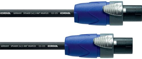 Cordial CPL1.5LL2 - Câble haut-parleur speakon 2 points - speakon 2 points 1,5 m