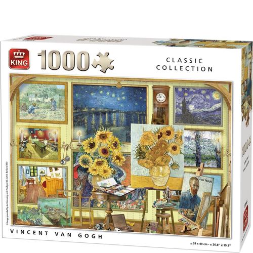 King casse-tête Vincent van Gogh 1000 pièces