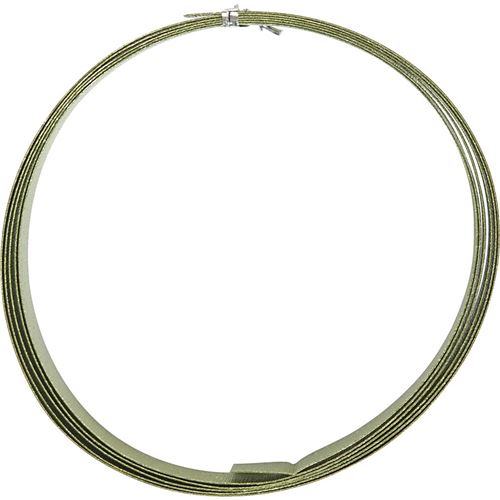 Creotime fil aluminium 2 m plat 1,5 cm vert