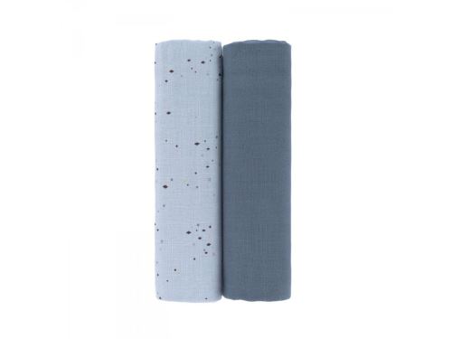 Lassig - Lange mousseline XL More Magic Phoque boîte de 2 pcs, 120 x 120 cm