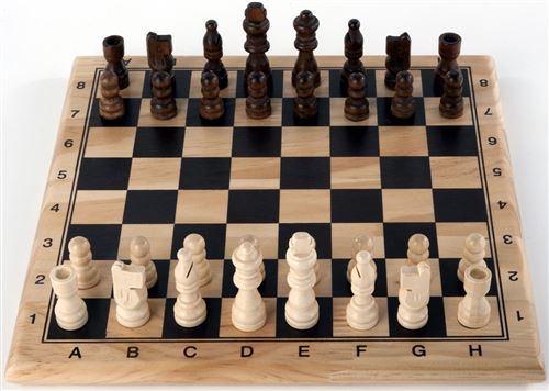 Jeu d'échecs en bois - Jeu d'échecs - Achat & prix