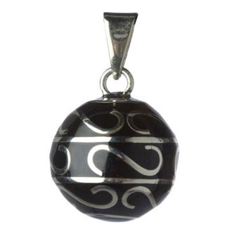Bola de grossesse Noir Argenté VK340 - 1