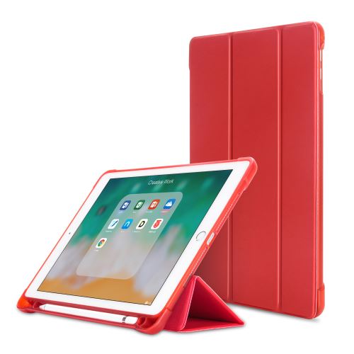 WISETONY® Étui en PU Antichoc pour votre iPad pro11 - Rouge