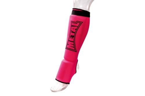 Protège tibias pieds Métal Boxe-XXS----XXS------------Protège Tibias-Pieds Rose - XXS (MB153PXXS)----