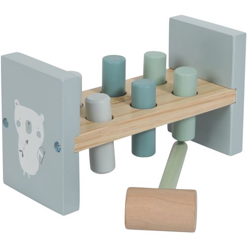 Petit Banc À Marteaux En Bois Hollandais Bleu