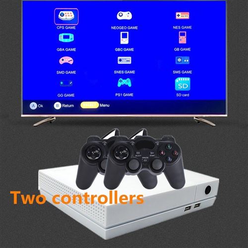 4K HD Mini TV Video Game Console console de jeu 800 jeux intégré Classic Games HDMI deux Gamepad Qumox - État correct N/A sur Fnac