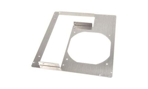dimastech dimastech pci-backpanel mini-itx, 2 slots - aluminium noir
